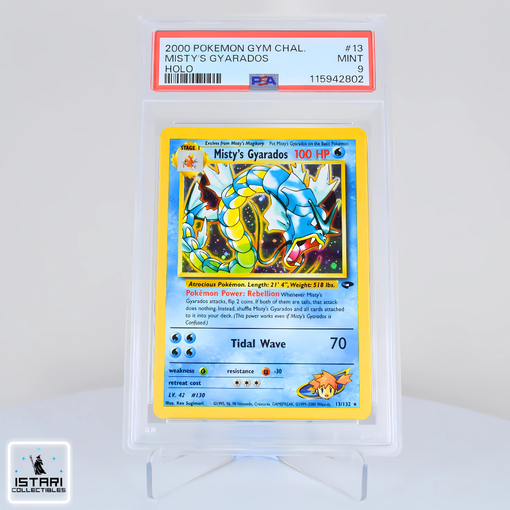 PSA 9 - Misty's Gyarados - Gym Challenge - Pokémon - 2000