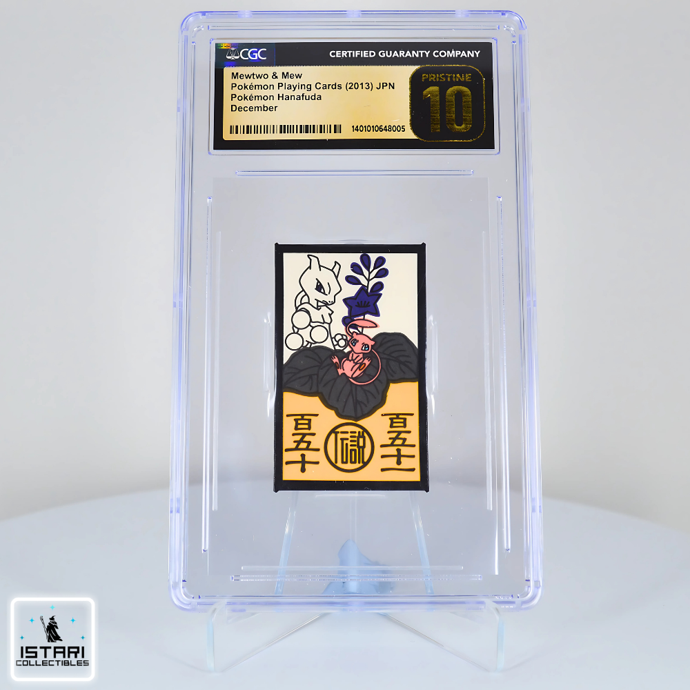 CGC Pristine 10 - Mewtwo & Mew - Pokémon Hanfuda - Pokémon - 2013