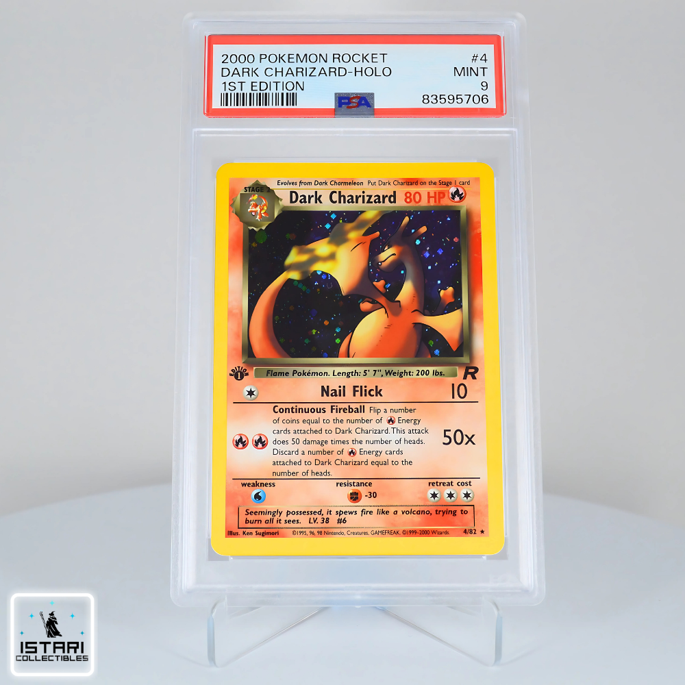 PSA9 - Dark Charizard - Rocket - Pokémon - 2000