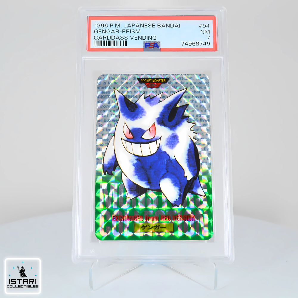 PSA 7 - Gengar - Carddass Vending - Pokémon - 1996