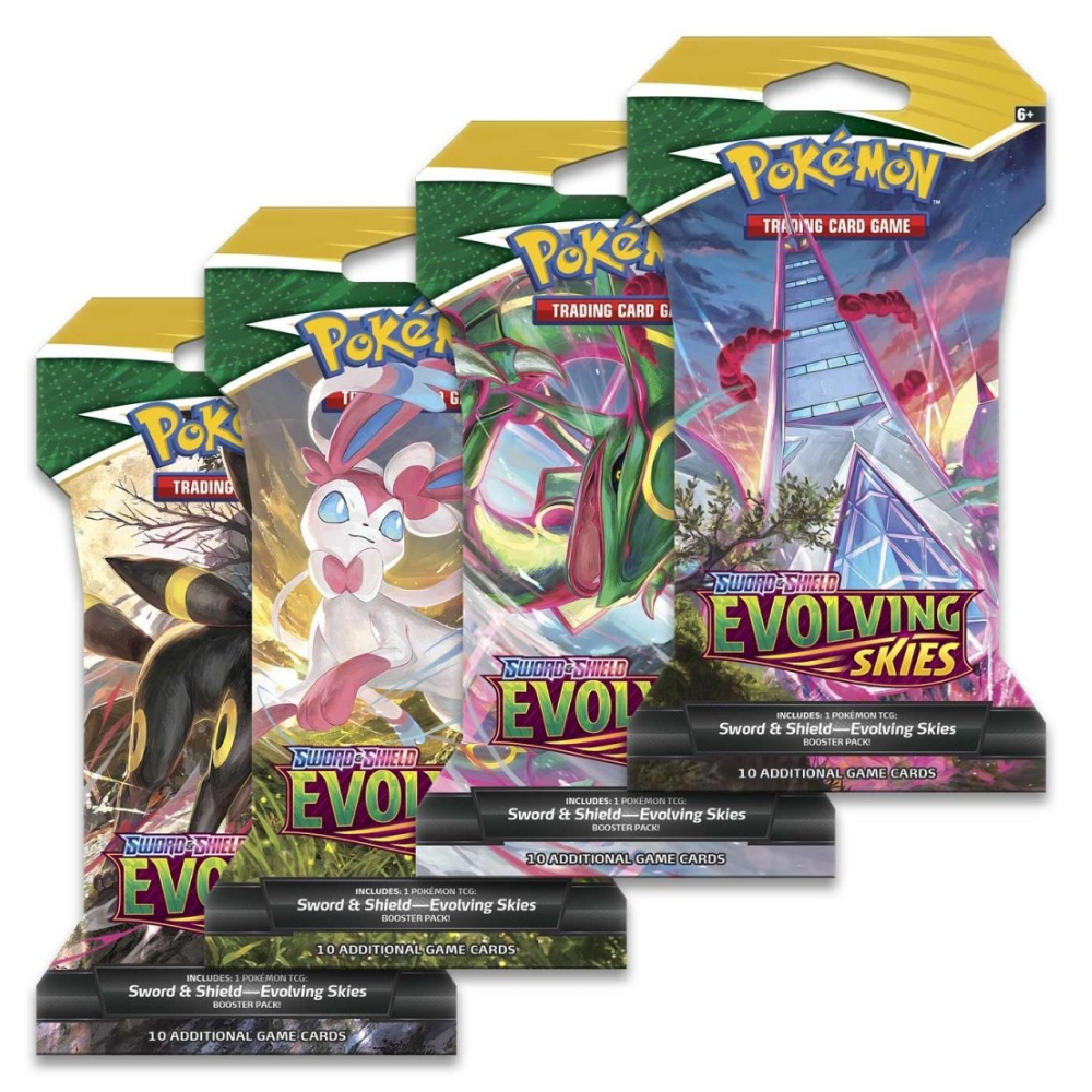 Pokémon - Sword & Shield - Evolving Skies - Sleeved Pack Art Set