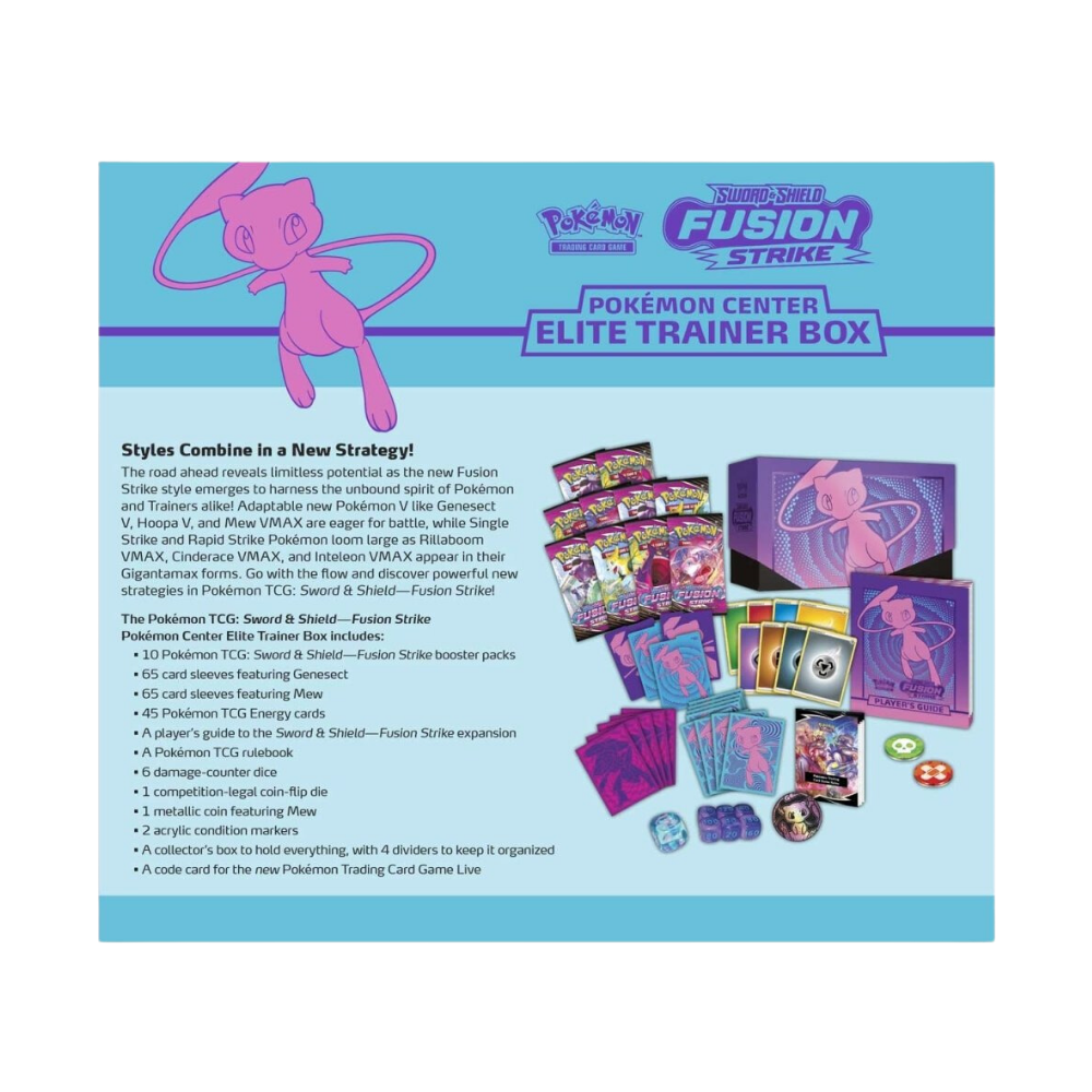 Pokémon - Sword & Shield - Fusion Strike - Elite Trainer Box (Pokemon Center Exclusive)