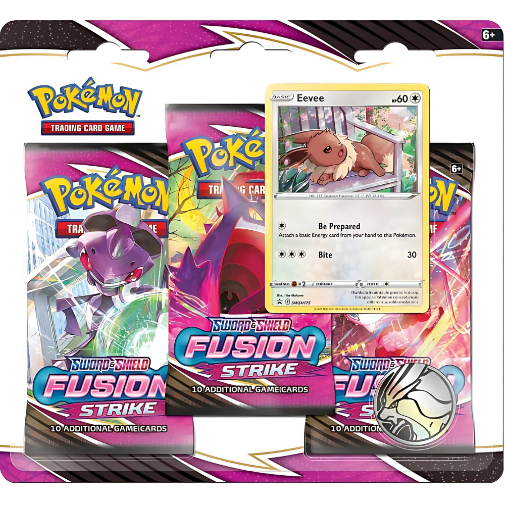 Pokémon - Sword & Shield - Fusion Strike - 3 Pack Blister