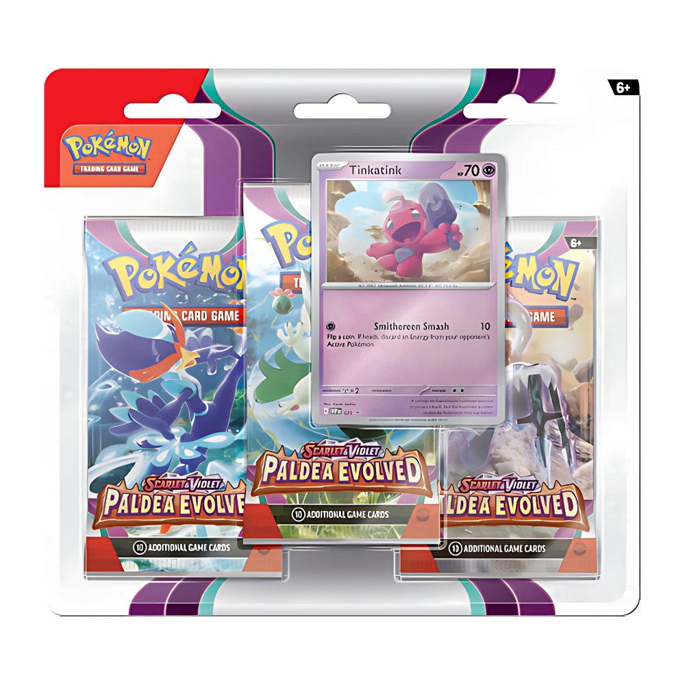 Pokémon - Scarlet & Violet - Paldea Evolved - 3 Pack Blister