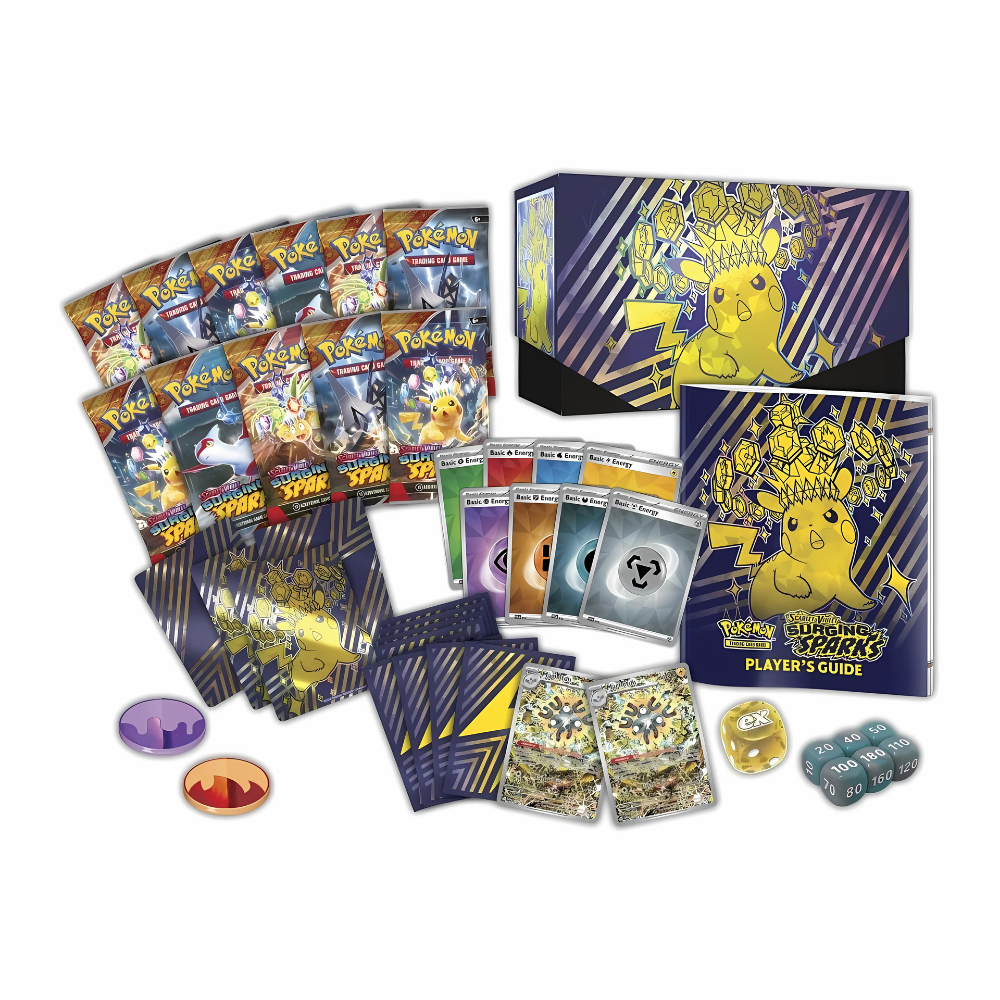 Pokemon - Scarlet & Violet - Surging Sparks - Elite Trainer Box (Pokémon Center Exclusive)