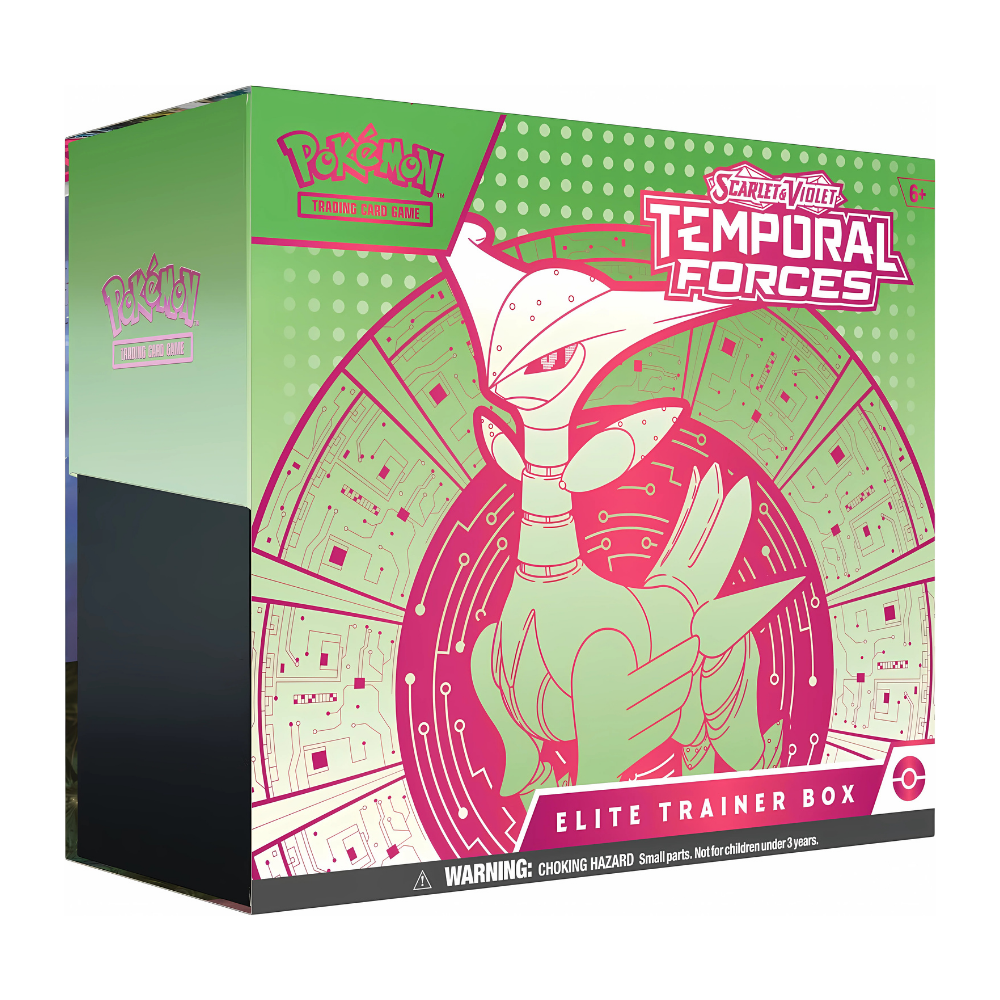 Pokémon - Scarlet & Violet - Temporal Forces -Elite Trainer Box (Iron Leaves)