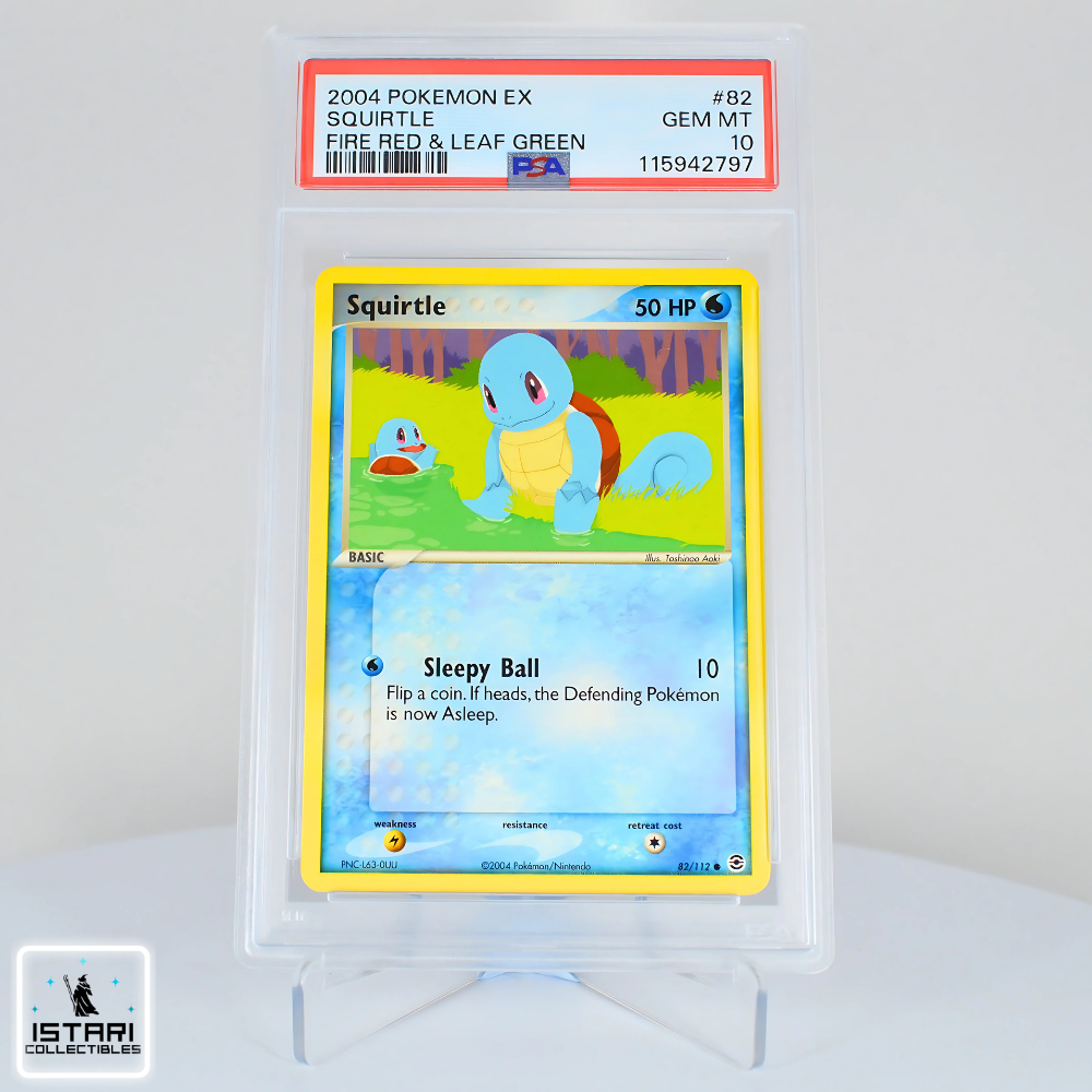 PSA 10 - Squirtle Ex - FireRed & LeafGreen - Pokemon - 2004