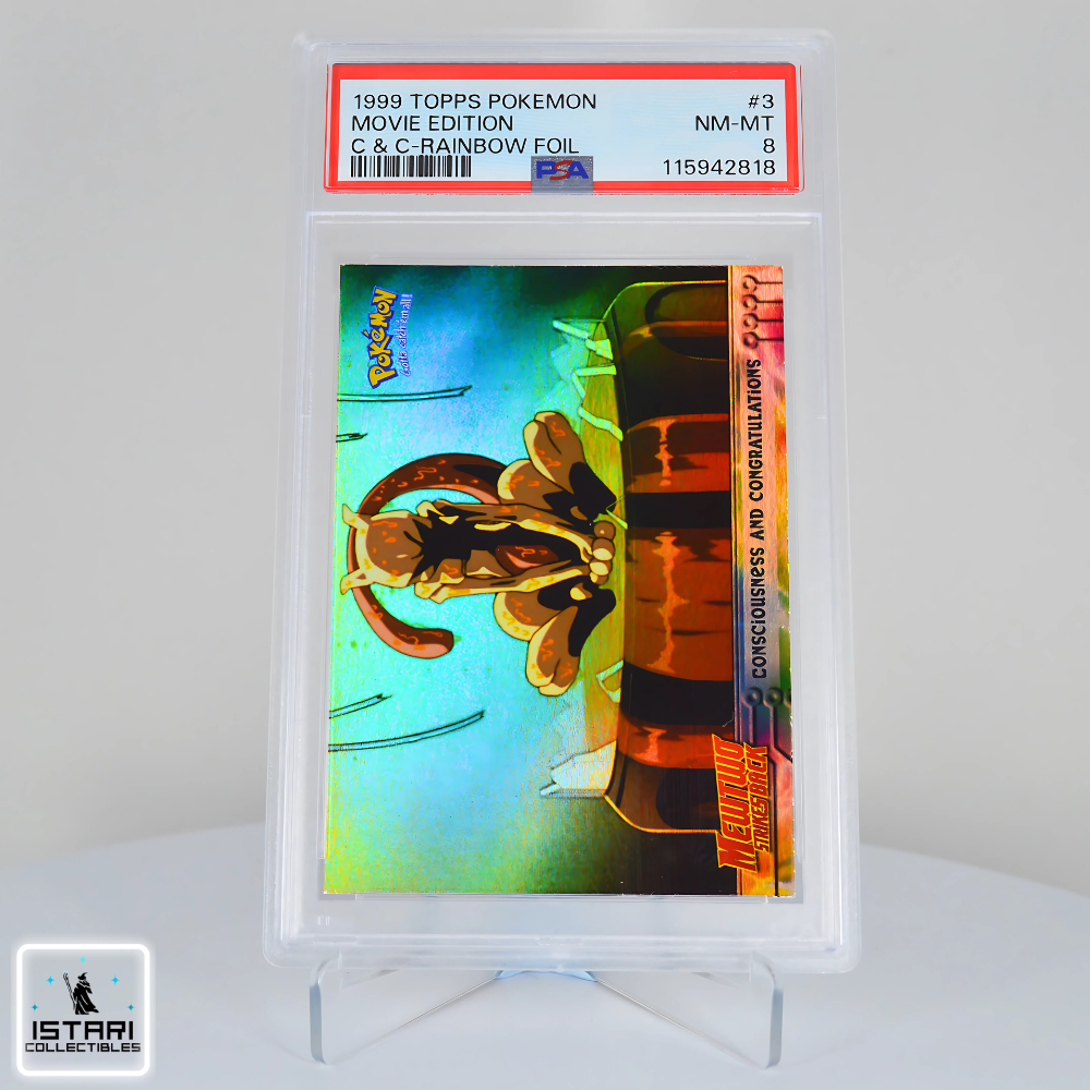 PSA 8 - Conciousness & Congratulations (Rainbow) - The First Movie - Topps - 1999