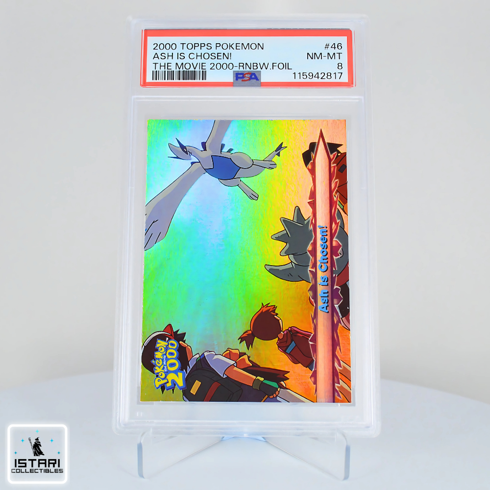 PSA 8 - Ash is Chosen (Rainbow) - The Movie 2000 - Topps - 2000