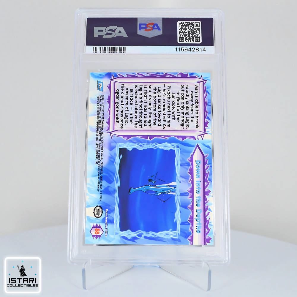 PSA 6 - Down into the Depths (Rainbow) - The Movie 2000 - Topps - 2000