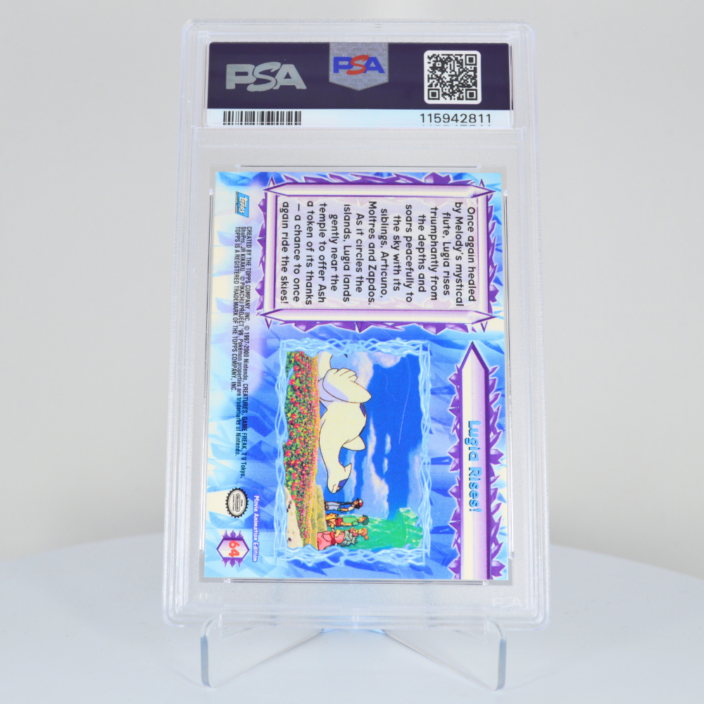 PSA 6 - Lugia Rises (Rainbow) - The Movie 2000 - Topps - 2000