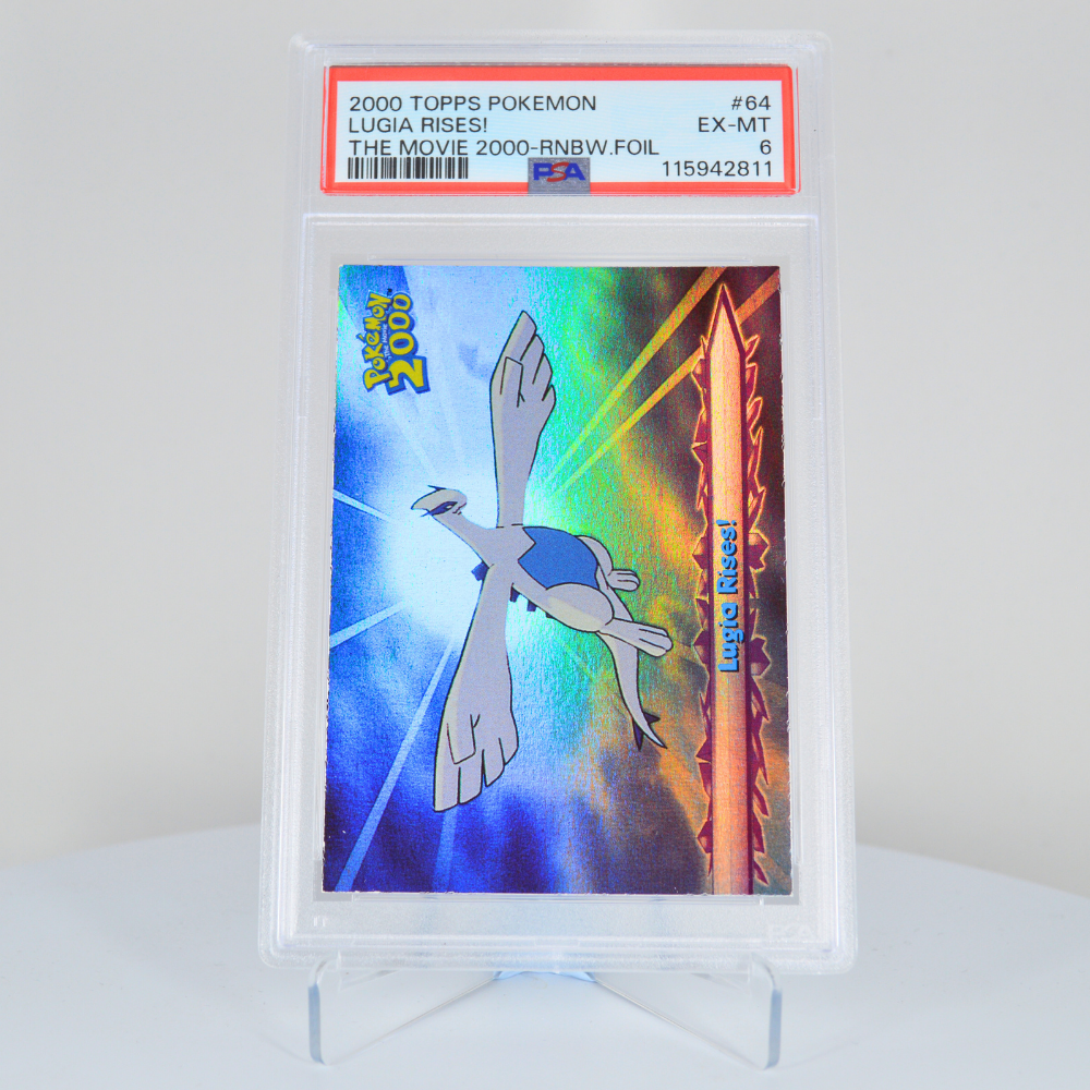 PSA 6 - Lugia Rises (Rainbow) - The Movie 2000 - Topps - 2000