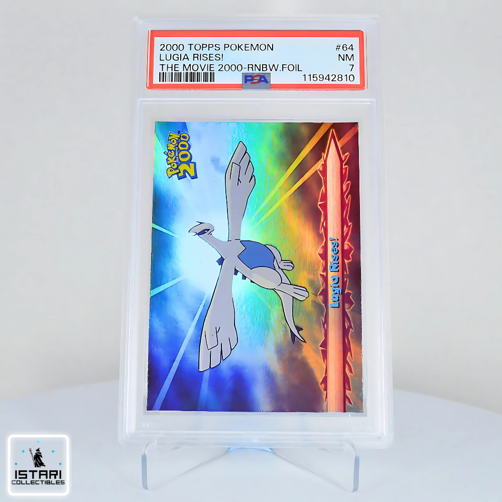PSA 7 - Lugia Rises (Rainbow) - The Movie 2000 - Topps - 2000