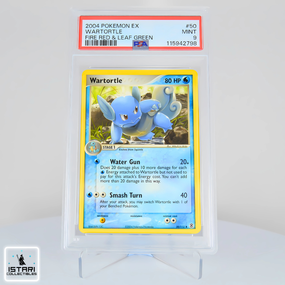 PSA 9 - Wartotle Ex - FireRed & LeafGreen - Pokemon - 2004